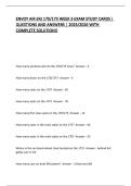 ENVOY AIR ERJ 170&sol;175 WEEK 3 EXAM STUDY CARDS &vert; QUESTIONS AND ANSWERS &vert; 2025&sol;2026 WITH COMPLETE SOLUTION&excl;&excl;