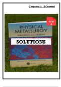 Solutions Manual for Physical Metallurgy Principles and Design 1st Edition by Haidemenopoulos &lpar;1&rpar;