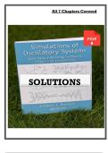 Solutions Manual for Simulations of Oscillatory Systems 1st Edition by Butikov
