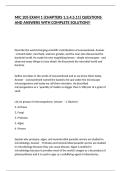 MIC 205 EXAM 1 &lpar;CHAPTERS 1&comma;3&comma;4&comma;5&comma;11&rpar; QUESTIONS AND ANSWERS WITH COMPLETE SOLUTION&excl;&excl;