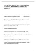 MIC 205 EXAM 1 DAYDIF DOWNTOWN ASU &vert; 310 QUESTIONS AND ANSWERS &vert; VERIFIED 100&percnt; CORRECT&excl;&excl;