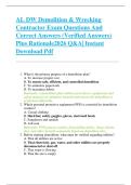 AL DW Demolition & Wrecking  Contractor Exam Questions And  Correct Answers &lpar;Verified Answers&rpar;  Plus Rationale2026 Q&A&vert; Instant  Download Pdf  