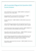 Ellis and associates Lifeguard test Questions With Correct Answers