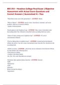 BIO 253 &ndash; Hondros College Final Exam &vert; Objective  Assessment with Actual Exam Questions and  Correct Answers &vert; Guaranteed A&plus; Pass 
