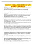 2024 AHIP MODULE 2 QUESTIONS WITH VERIFIED ANSWERS 2025&sol;2026