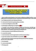 ACHE PRACTICE EXAM LATEST UPDATED QUESTIONS WITH CORRECT ANSWERS ALREADY GRADED A&plus;&period;