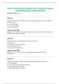 District of Columbia Rules & Regulations Exam Questions and Answers  &vert;Fall 2026&sol;2027 Update &vert; 100&percnt; Correct Latest 