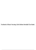 Textbook of basic nursing 12th edition rosdahl test bank