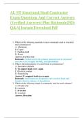 AL ST Structural Steel Contractor  Exam Questions And Correct Answers  &lpar;Verified Answers&rpar; Plus Rationale2026  Q&A&vert; Instant Download Pdf  