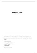 NUR 352 EXAM 3 QUESTIONS AND VERIFIED ANSWERS