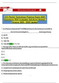 ICC Permit Technician Practice Exam 2025 Questions With Complete Solutions Newest Version 2025 &sol; 2026 Update