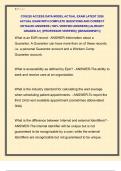 COG220 ACCESS DATA MODEL ACTUAL EXAM LATEST 2026  ACTUAL EXAM WITH COMPLETE QUESTIONS AND CORRECT  DETAILED ANSWERS &lpar;100&percnt; VERIFIED ANSWERS&rpar; &vert;ALREADY  GRADED A&plus;&vert; &vert;&vert;PROFESSOR VERIFIED&vert;&vert; &vert;&vert;BRANDNEW&excl;&excl;&excl;&vert;&vert;