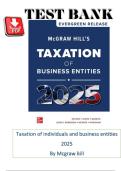 Full TEST BANK &mdash; Taxation of Individuals and Business Entities &lpar;2025&comma; McGraw Hill&rpar; &mdash; Complete Verified Instructor Question Bank With Correct Answers&comma; Detailed Rationales & All 25 Chapters &vert; Updated 2026 Version