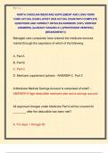 NORTH CAROLINA MEDICARE SUPPLEMENT AND LONG-TERM  CARE ACTUAL EXAM LATEST 2026 ACTUAL EXAM WITH COMPLETE  QUESTIONS AND CORRECT DETAILED ANSWERS &lpar;100&percnt; VERIFIED  ANSWERS&rpar; &vert;ALREADY GRADED A&plus;&vert; &vert;&vert;PROFESSOR VERIFIED&vert;&vert;  &vert;&vert;BRANDNEW&excl;&excl;&excl;&vert;&vert;