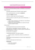 gezinspedagogie 2 - samenvatting 