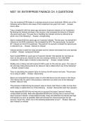 MGT 181 ENTERPRISE FINANCE CH&period; 5 QUESTIONS