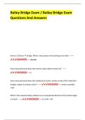 Bailey Bridge Exam Study Guide | Design Principles, Components & Practice Review
