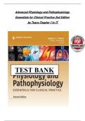 Full TEST BANK &mdash; Advanced Physiology and Pathophysiology&colon; Essentials for Clinical Practice &lpar;2nd Edition&comma; Nancy C&period; Tkacs&rpar; &mdash; Complete Verified Chapters 1&ndash;17 Exam Questions With Correct Answers for Advanced Clinical Practice &vert; Updated 2026 Version