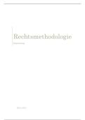 Samenvatting -  Rechtsmethodologie &lpar;B2G016&rpar;