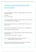 C458 Assessment Exam Questions With Correct Answers