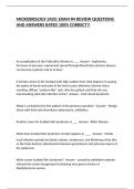 MICROBIOLOGY 2420&colon; EXAM &num;4 REVIEW QUESTIONS AND ANSWERS RATED 100&percnt; CORRECT&excl;&excl;
