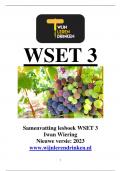 WSET3: Kwalificatie Wijn Niveau 3 (nieuwe versie)