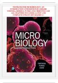 TESTBANK FOR MICROBIOLOGY&colon; AN INTRODUCTION 13TH EDITION BY GERARD TORTORA&comma; BERDELL FUNKE AND CHRISTINE CASE ALL CHAPTERS INCLUDED&vert;&vert; LATEST AND COMPLETE UPDATE 2026 GRADED A&plus;