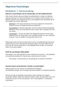 Algemene Psychologie VIVES Kortrijk BaMV&colon; volledige  samenvatting