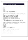 ROOFING CONTRACTOR PRACTICE EXAM QUESTIONS AND CORRECT ANSWERS &lpar;VERIFIED ANSWERS&rpar; PLUS RATIONALES 2026 Q&A &vert; INSTANT DOWNLOAD PDF