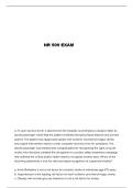 NR 509 FINAL EXAM STUDY GUIDE QUESTIONS AND VERIFIED ANSWERS