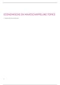 samenvatting economische en maatschappelijke topics