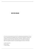 NR 509 FINAL EXAM SAMPLE QUESTIONS AND VERIFIED ANSWERS