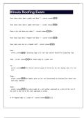 Illinois Roofing License Exam 2025&sol;2026 Final and Practice Questions with Verified A&plus; Answers