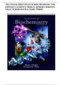 Test Bank for Principles of Biochemistry&comma; 5th Edition by Laurence A&period; Moran&comma; H&period; Robert Horton&vert; 9780137522866&vert; All Chapters&vert; LATEST