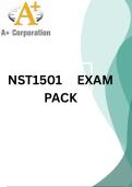 NST1501   LATEST EXAM PACK 2026&lbrack;DETAILED QUESTIONS AND CORRECT ANSWERS PROVIDED FOR YOUR REVISION&rsqb;