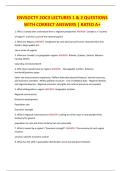 ENVSOCTY 2OC3 LECTURES 1 & 2 QUESTIONS WITH CORRECT ANSWERS &vert; RATED A&plus;
