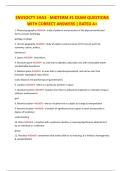 ENVSOCTY 1HA3 - MIDTERM &num;1 EXAM QUESTIONS WITH CORRECT ANSWERS &vert; RATED A&plus;