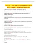 ENVSOCTY 2OC3 Exam Package Deal Questions and Answers with Verified Solutions Updated&excl;&excl;&excl;&excl;