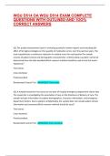 WGU D514 OA WGU D514 EXAM COMPLETE QUESTIONS WITH OUTLINED AND 1OO&percnt; CORRECT ANSWERS