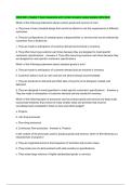 OMIS 338 - Chapter 7 Exam Questions with Correct Answers Latest Update 2025&sol;2026