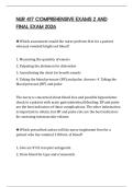 NUR 417 COMPREHENSIVE EXAMS 2 AND FINAL EXAM 2026