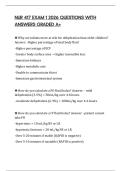 NUR 417 EXAM 1 2026 QUESTIONS WITH ANSWERS GRADED A&plus;