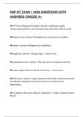 NUR 417 EXAM 1 2026 QUESTIONS WITH ANSWERS GRADED A&plus;