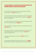 GA FIRE INSPECTOR 1 EXAM PRACTICE TEST QUESTIONS WITH  VERIFIED ANSWERS &vert;INSTANT PDF DOWNLOAD