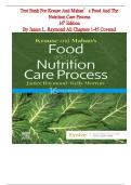 Krause & Mahan's Food & Nutrition Care Process 16th Edition Test Bank &ndash; All Chapters 1-45 &vert; Student Resources