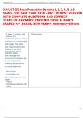 CCA HIT 203 Exam Preparation Domains 1&comma; 2&comma; 3&comma; 4&comma; 5&comma; & 6  Practice Test Bank Exam 2026 -2027 NEWEST VERSION  WITH COMPLETE QUESTIONS AND CORRECT  DETAILED ANSWERSVERIFIED 100&percnt; ALREADY  GRADED A&plus;BRAND NEW &excl;&excl;DeVry University-Illinois 