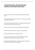 FNH 250 FINAL EXAM &vert; 409 QUESTIONS AND ANSWERS &vert; WITH COMPLETE SOLUTION&excl;&excl;