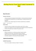 Roofing Practice Exam Study Guide&vert; Guaranteed To Pass