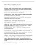 PSY 217 EXAM 3 STUDY GUIDE