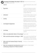Sociology&comma; Prof&period; Bailey&comma; TCU&comma; Exam 1 CH 1-2